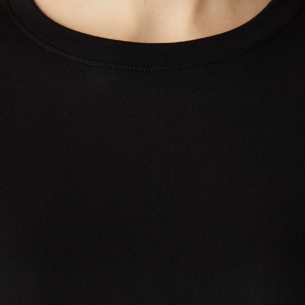 NWT J. Crew Refined Rib Elbow-Sleeve T-Shirt Heather Gray Silver Size S C1023 - Picture 15 of 15